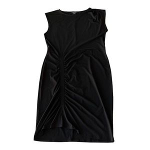 Trouve‎ Black Ruched Dress